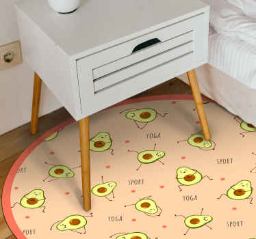 detský vinylový koberec avokádová aktivita hrať - Tenstickers