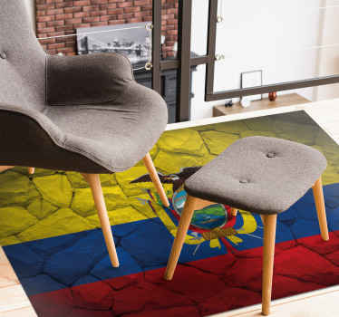 Alfombra vinílica textura piedra de Ecuador - TenVinilo