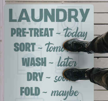 Vinyl rugs with phrases made just for you - TenStickers