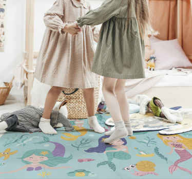 Dziecięcy dywan winylowy podwodny świat - TenStickers