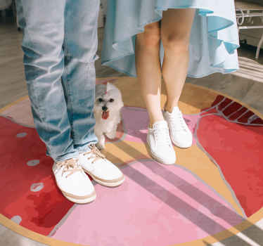 νερομπογιά μοντέρνο χαλί βινυλίου - TenStickers