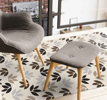 Vinyl Teppich Blumen blumenmusterthema - TenStickers