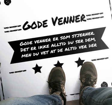 Norske sitatvenner er som stjerneteppe - Tenstickers