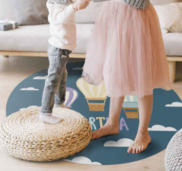 rôzne vinylové koberce pre deti vzduchové balóny s menom - Tenstickers