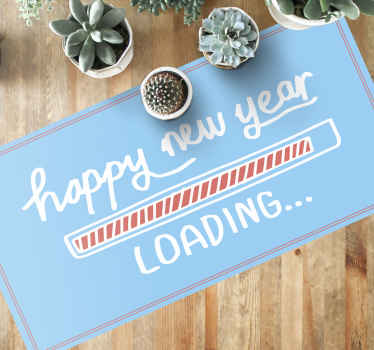 Loading new year custom rug - TenStickers
