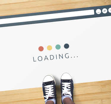 Loading computer page custom rug - TenStickers