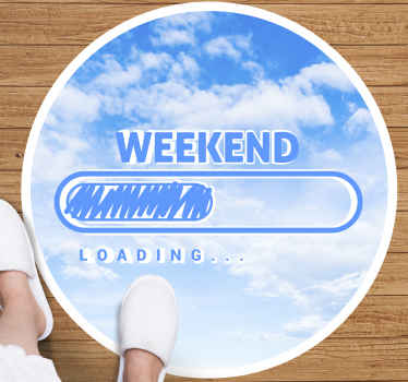 Loading weekend sky custom rug - TenStickers