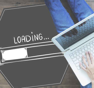 Loading sketches custom vinyl rug - TenStickers