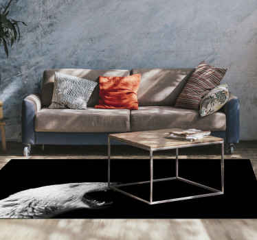 Polar bear profile animal mat - TenStickers