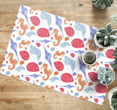 Deniz altı fayans hayvan kilim - TenStickers