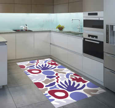 Abstract Shape Pattern minimalistic rug - TenStickers