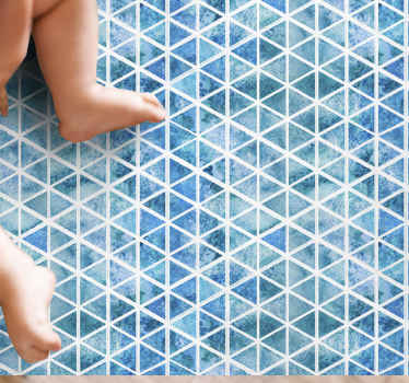 Alfombras de vinilo de azulejos Baldosas de mar tourquise - TenVinilo