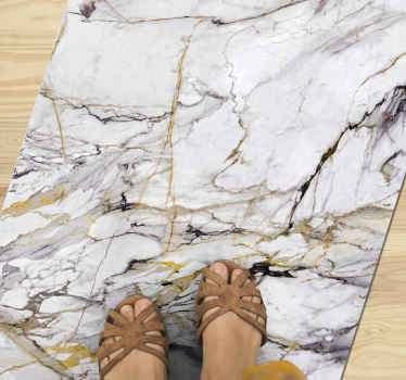 Valkoinen kivi vinyylimatto kivinen - Tenstickers