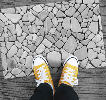 Oblázková kamenná textura Vinylový koberec s efektem kamene - TenStickers