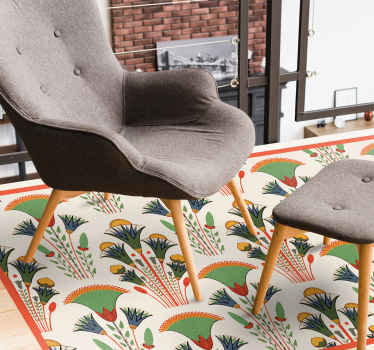 Vinil podovi cvijeće i biljke skandinavski vintage uzorak - TenStickers