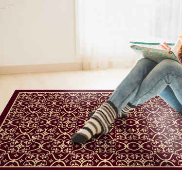 Sophisticated Retro Style vintage vinyl carpet - TenStickers