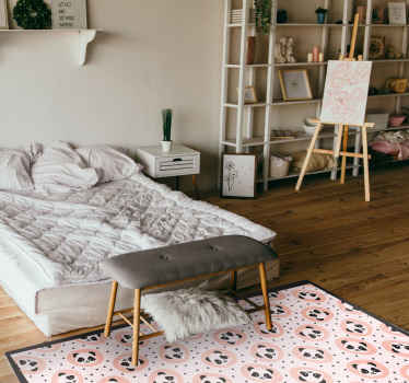 Pandaungeansigter vinyltæpper med dyr - TenStickers