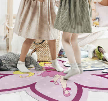 Potisk cvetov pravljic Otroške vinilna preproga - TenStickers