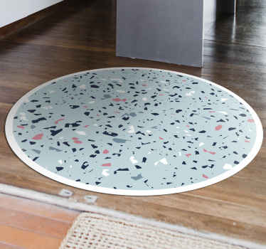 Vinyl Teppich Küche blauer terrazzo-stil - TenStickers