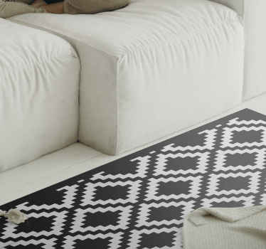 Rhombus mosaic floor tiles - TenStickers