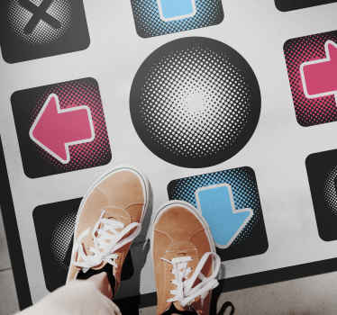 Classic Dance Mat vintage rug - TenStickers