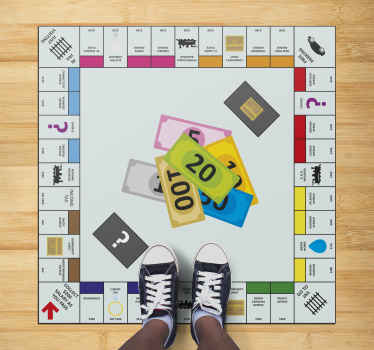 English Monopoly vintage rug - TenStickers