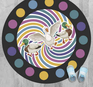 Duck duck goose circle game mat - TenStickers