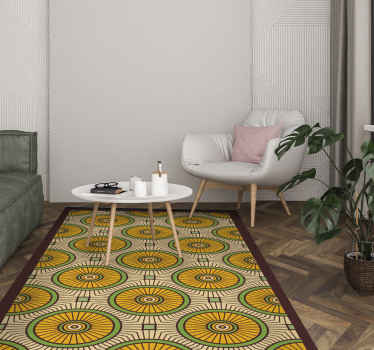 Alfombra vinílica mosaico estilo tabriz - TenVinilo