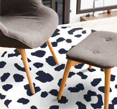 κυκλική λεοπάρδαλη ζωική εκτύπωση κουβέρτα από βινύλιο - TenStickers