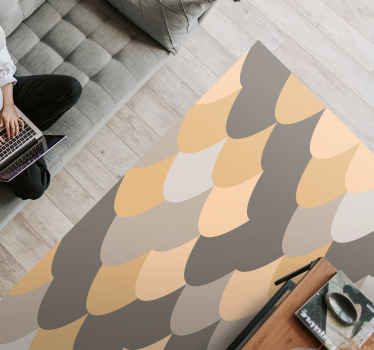 Subtle Wave Pattern stripes rug - TenStickers