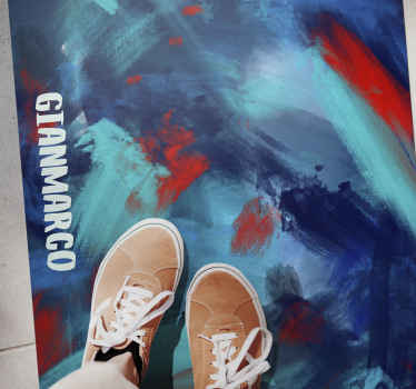 Farver og navn teen vinyl tæppe - TenStickers