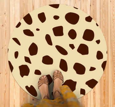 Gevlekte warmte vinyl tapijt dierenprint - TenStickers