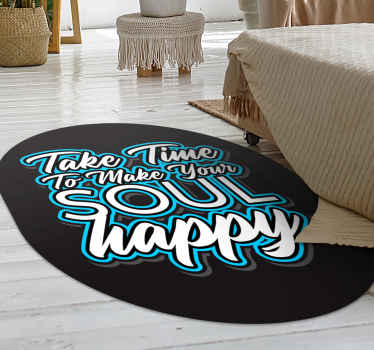 Do what makes your soul happy custom rug - TenStickers