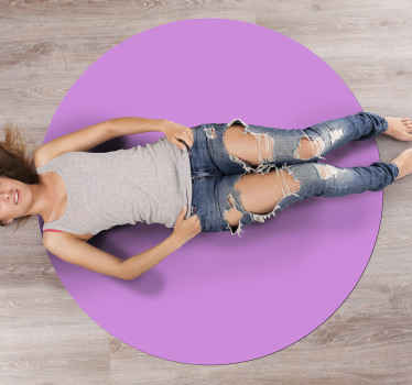Tapis vinyle violet abat-jour circulaire vibrant - TenStickers