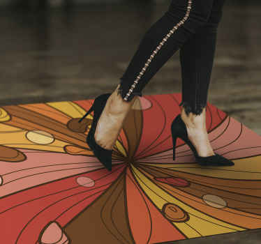 70'lerin orijinal pop düet eski halı - TenStickers