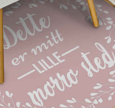 Dette er mitt lille lykkelige sted tilpassede vinyl teppe - Tenstickers