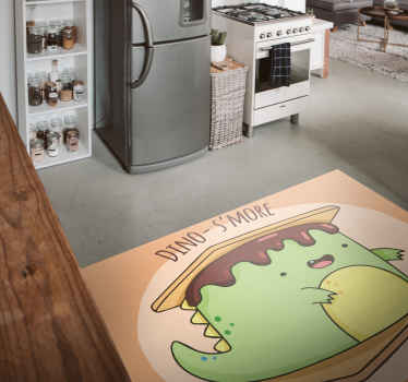 Dino- smore custom vinyl rug - TenStickers