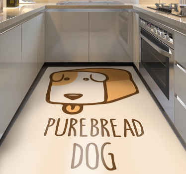 Pure bread puppy custom rug - TenStickers