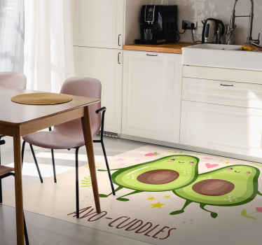 Avo-cuddles custom vinyl rug - TenStickers