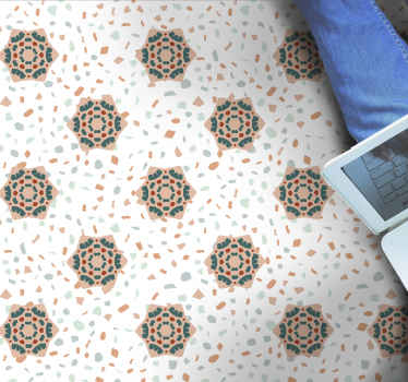 Vinil podovi druge teksture bijeli mozaik - TenStickers