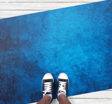 Alfombras vinílicas modernas Abstracto azul profundo - TenVinilo