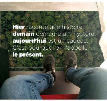 tapis vinyle cuisine Conception de la forêt - TenStickers