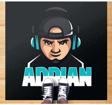 Tapete de quarto de menino de chapéu de videogame - TenStickers