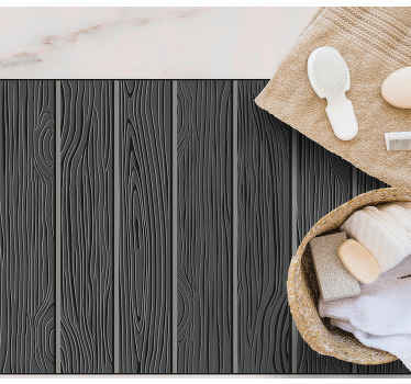 Tyylikäs tumma viimeistely puu vinyylimatto - Tenstickers