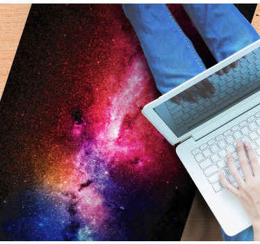 Covor luminos și colorat univers vinil natur - TenStickers