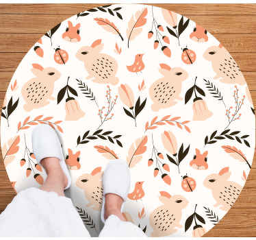 koberce a kúpeľne z rubitov a kvetov - Tenstickers