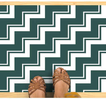 Sicksack i det diagonala vardagsrumsmattan - Tenstickers