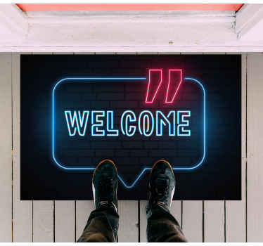 Alfombras vinílicas modernas Caja parlante sobre ladrillos - TenVinilo