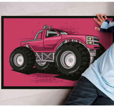 Büyük monter kamyon oturma odası halısı - TenStickers