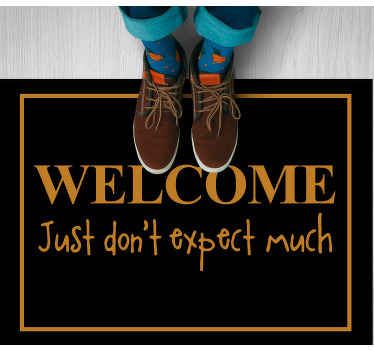 Don't expect much modern rug - TenStickers